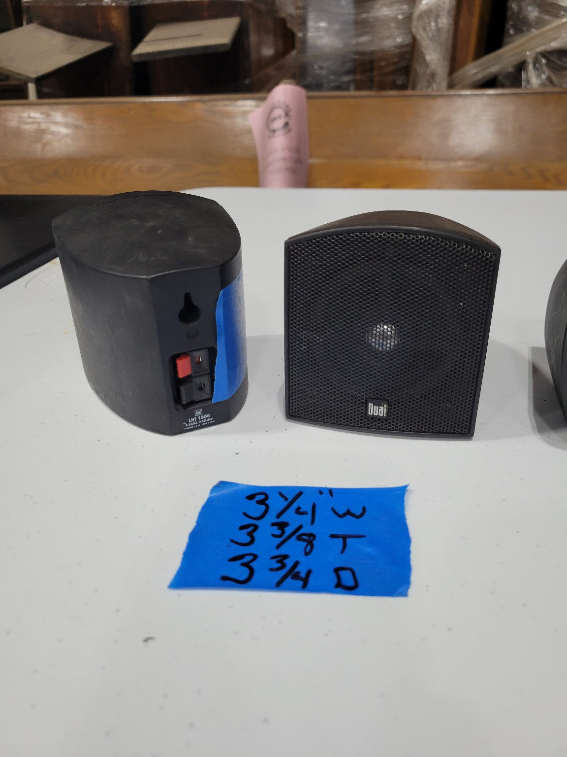 Set of 3 Dual Electronics Compact Speakers