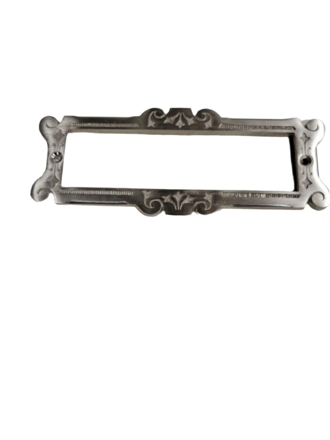 Ornate Cast Metal Backplate – Decorative Rectangular Frame