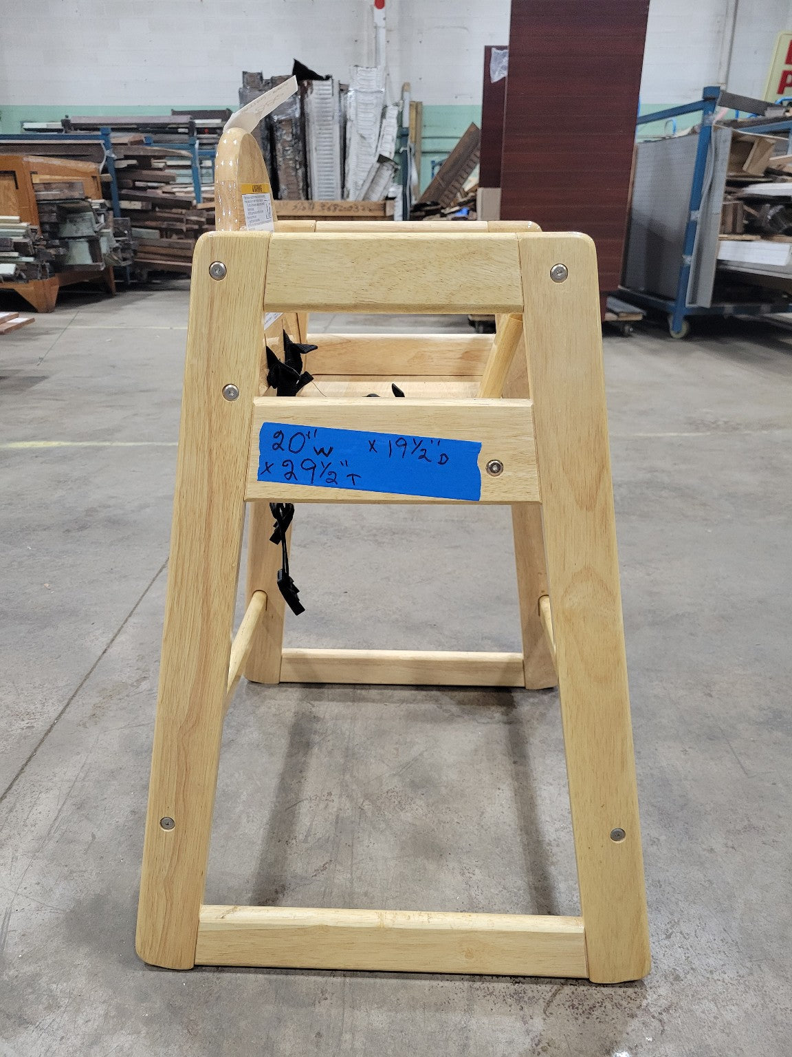 Foundations Commercial Wooden High Chair (AS IS)