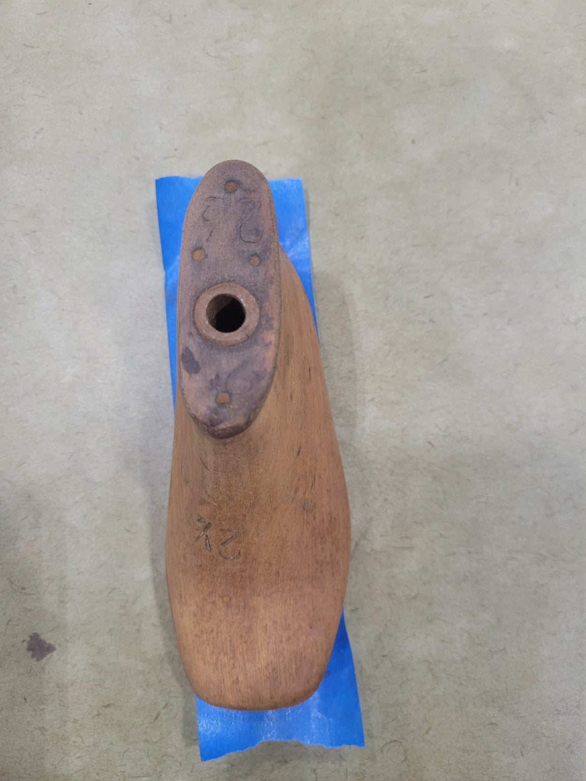 Vintage Child's Wooden Shoe Last