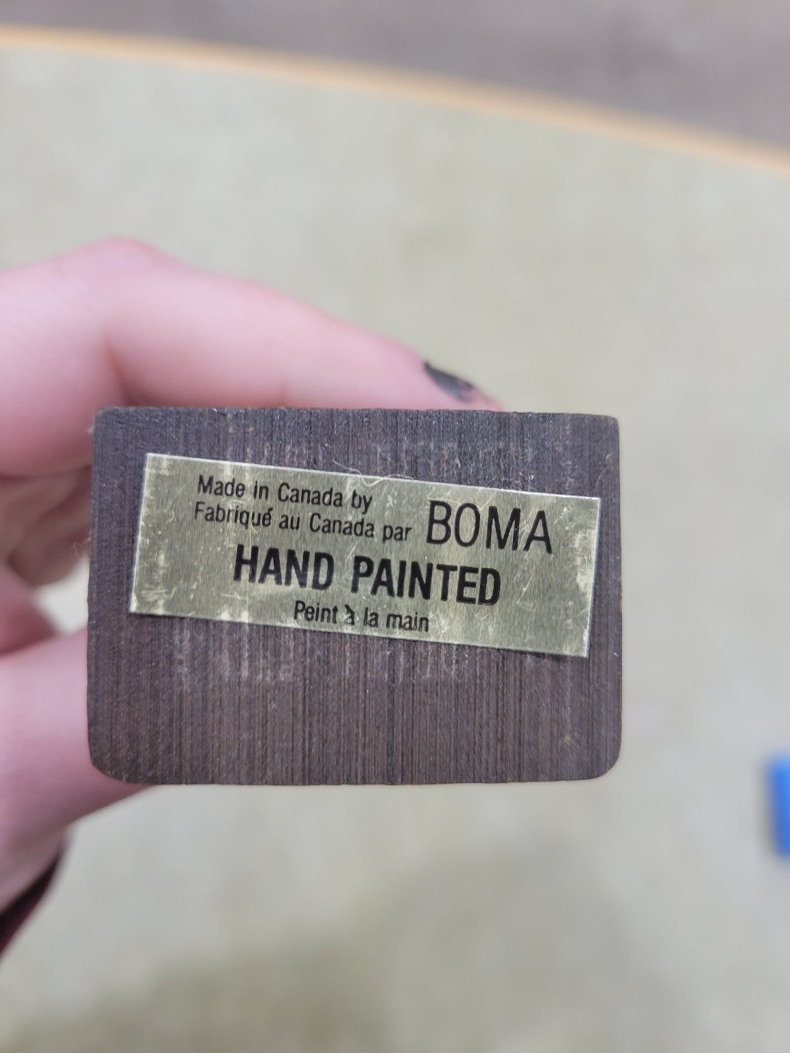 Vintage Hand-Painted BOMA Canadian Totem Pole