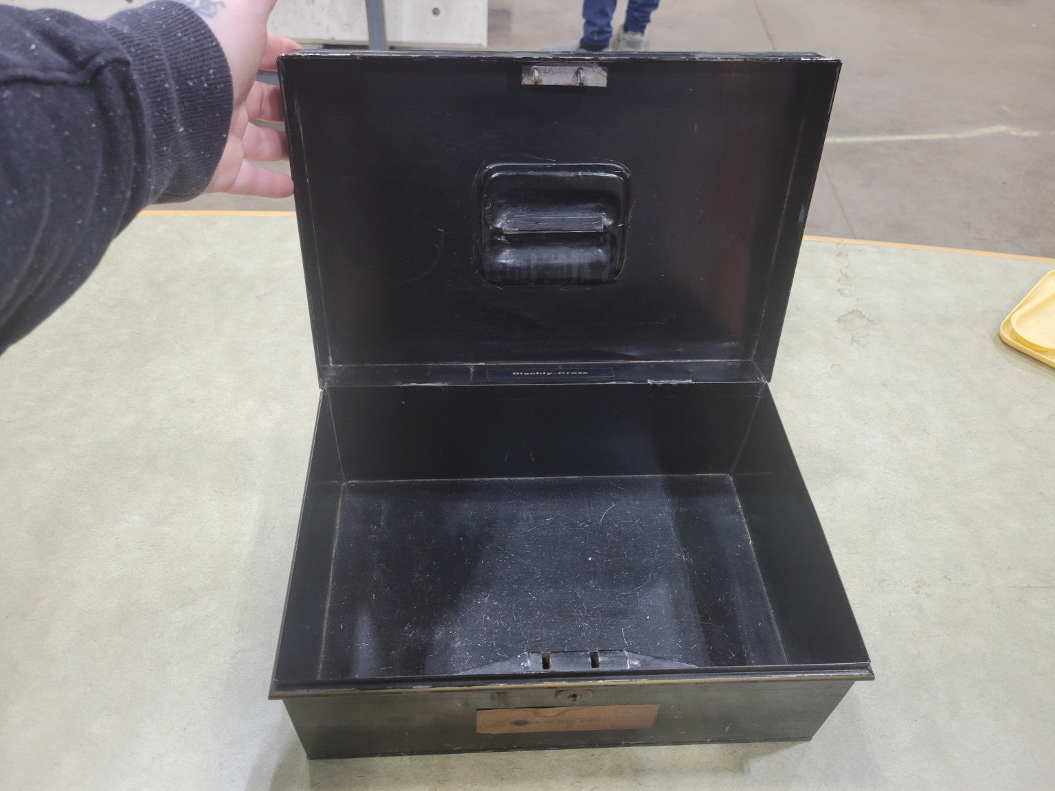 Vintage Toledo Gas Meter Company Metal Lockbox