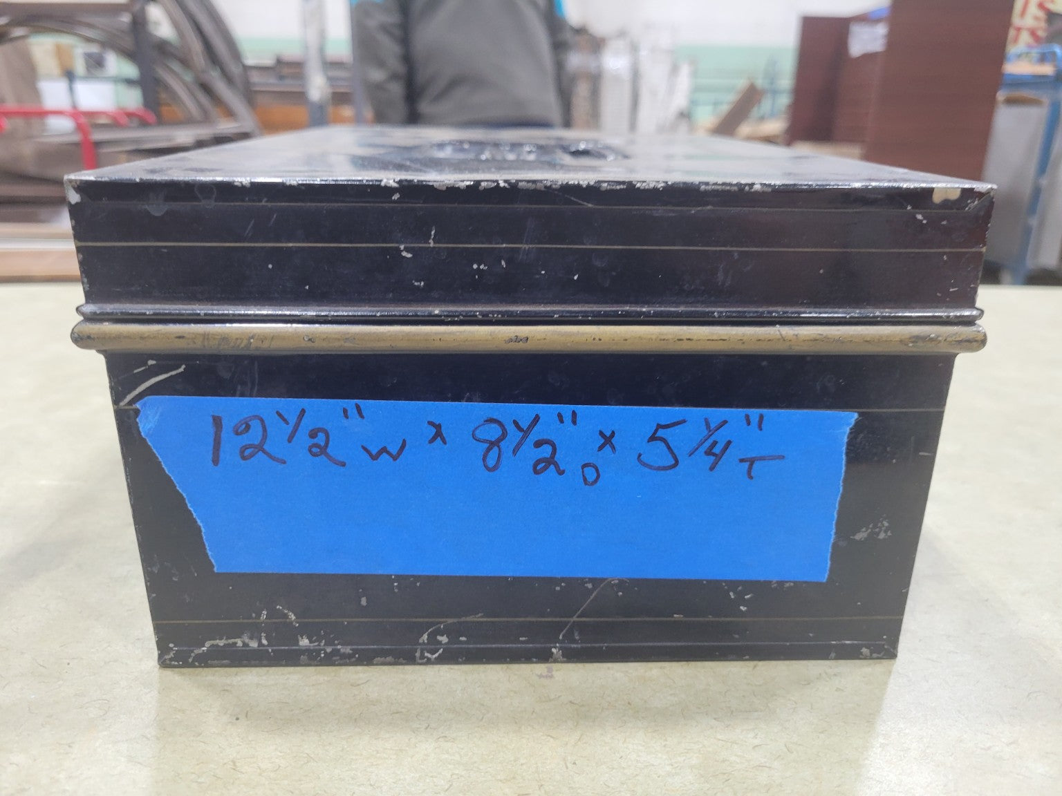 Vintage Toledo Gas Meter Company Metal Lockbox