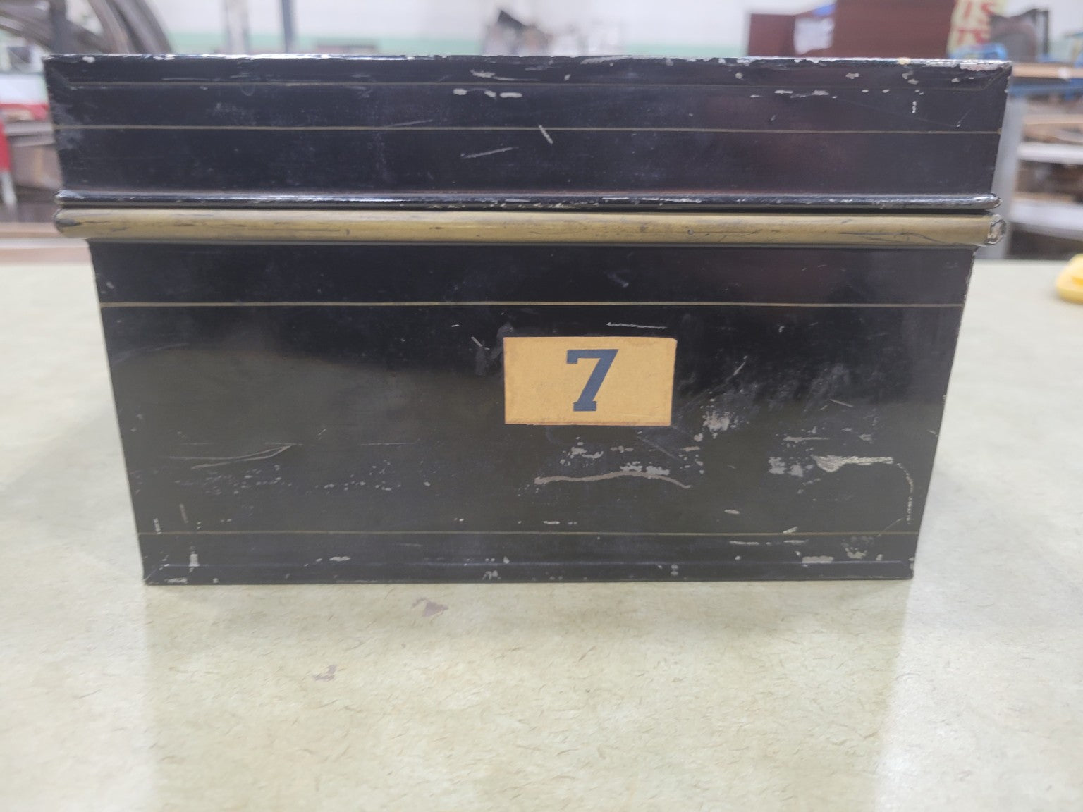 Vintage Toledo Gas Meter Company Metal Lockbox