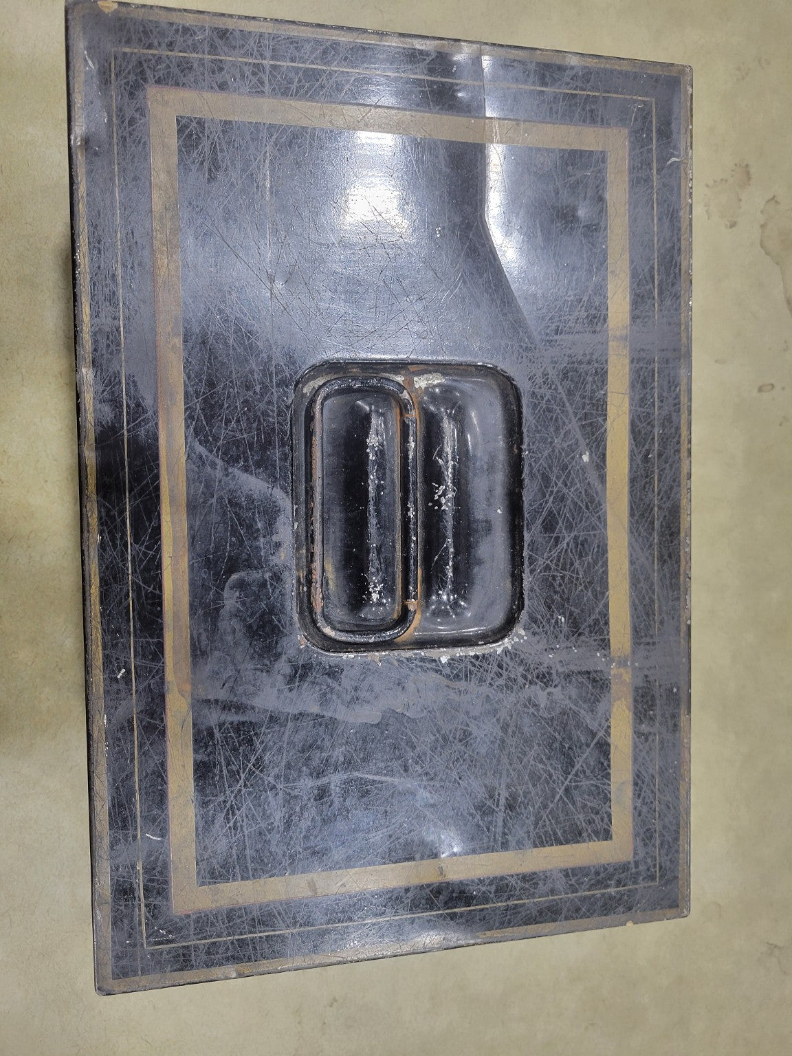 Vintage Toledo Gas Meter Company Metal Lockbox