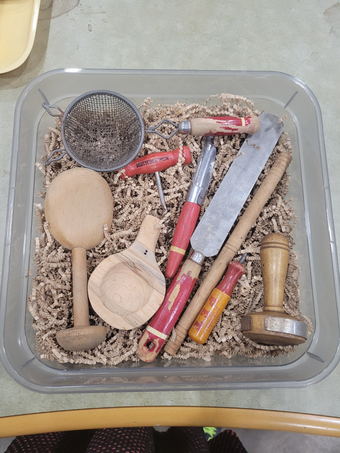 Vintage Wooden & Metal Kitchen Tool Set – Mixed Lot of 11