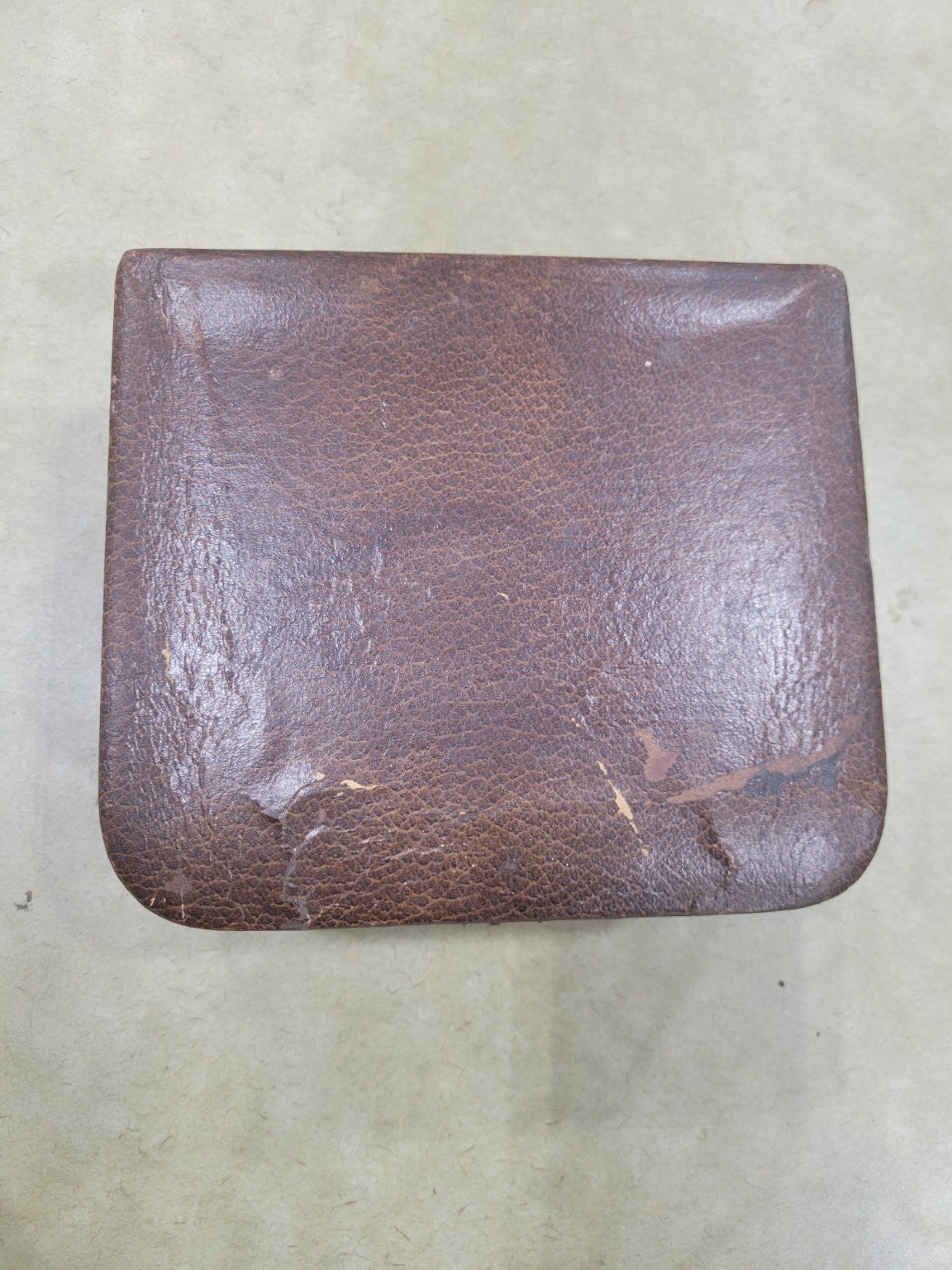 Antique Leather Corset Hook Kit with Mirror and Assorted Accessories