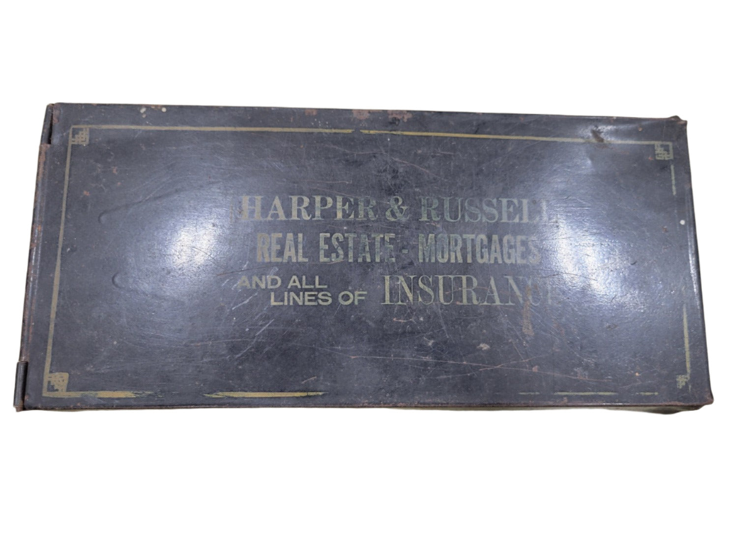 Vintage Metal Document Box