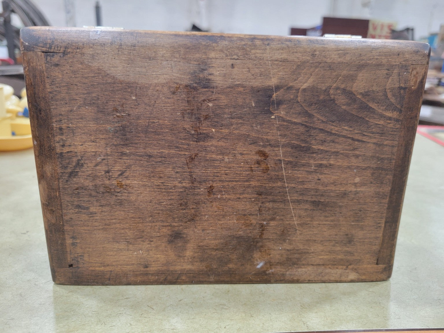 Vintage Handmade Wooden Trinket or Storage Box