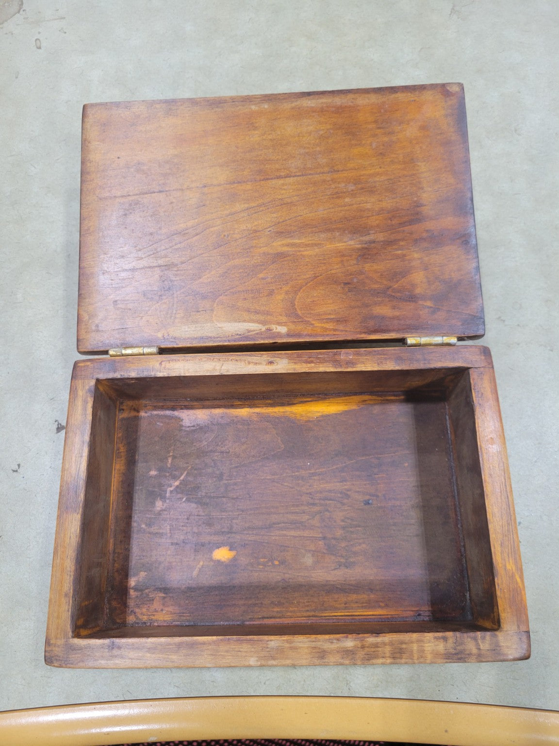 Vintage Handmade Wooden Trinket or Storage Box