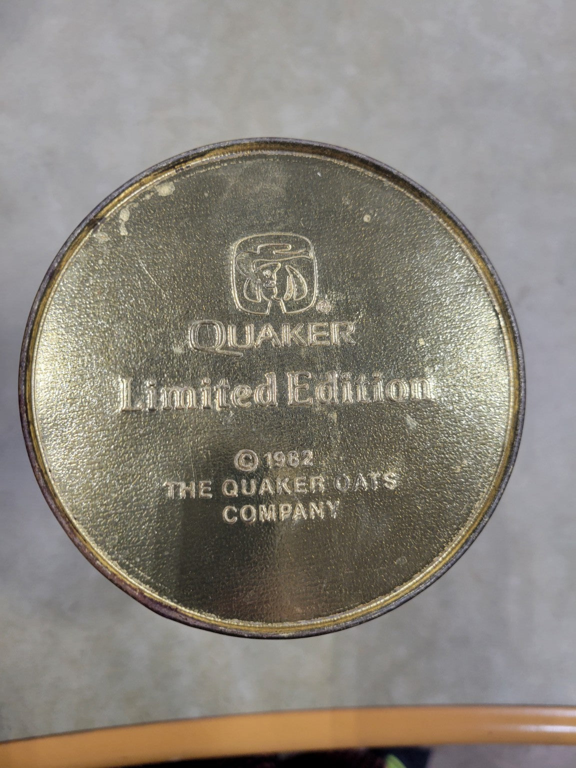 1982 Quaker Oats Limited Edition Tin