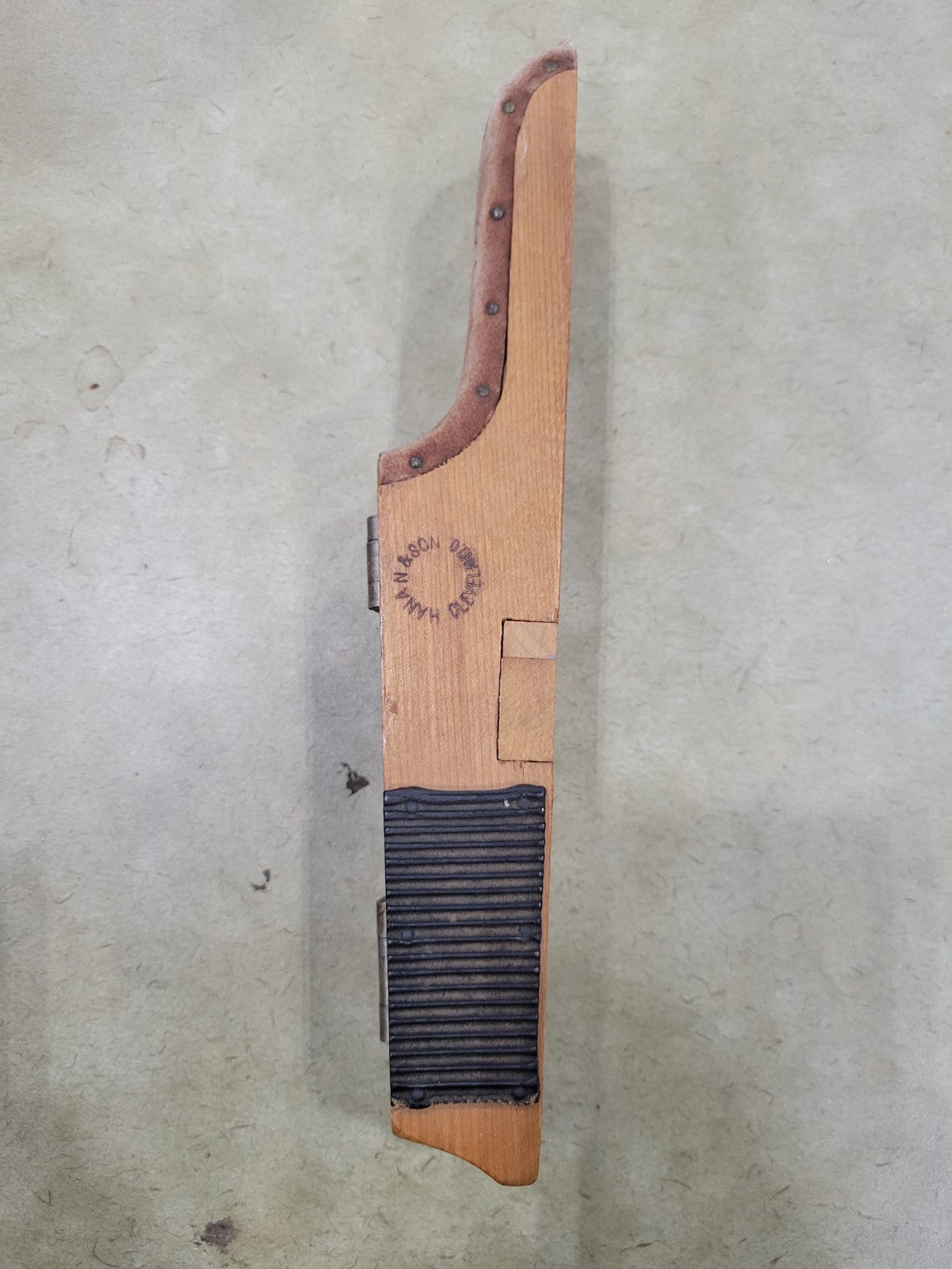 Foldable Wooden Boot Jack with Suede Lining