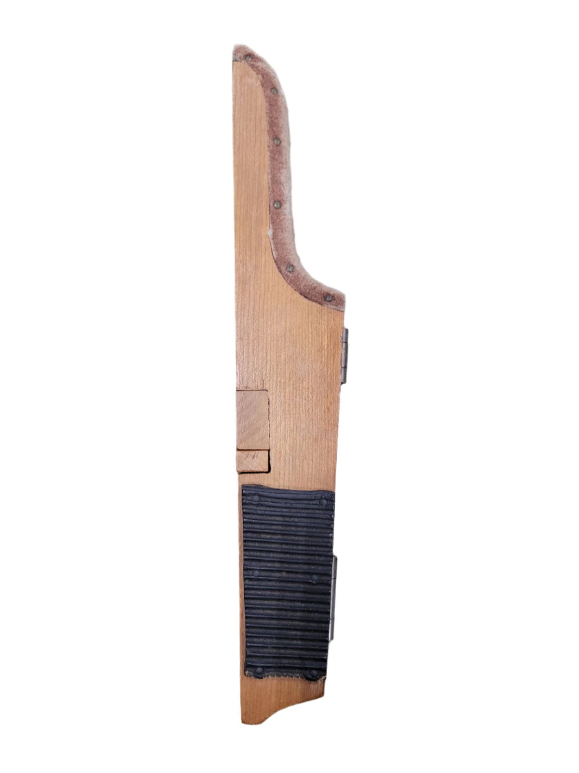 Foldable Wooden Boot Jack with Suede Lining
