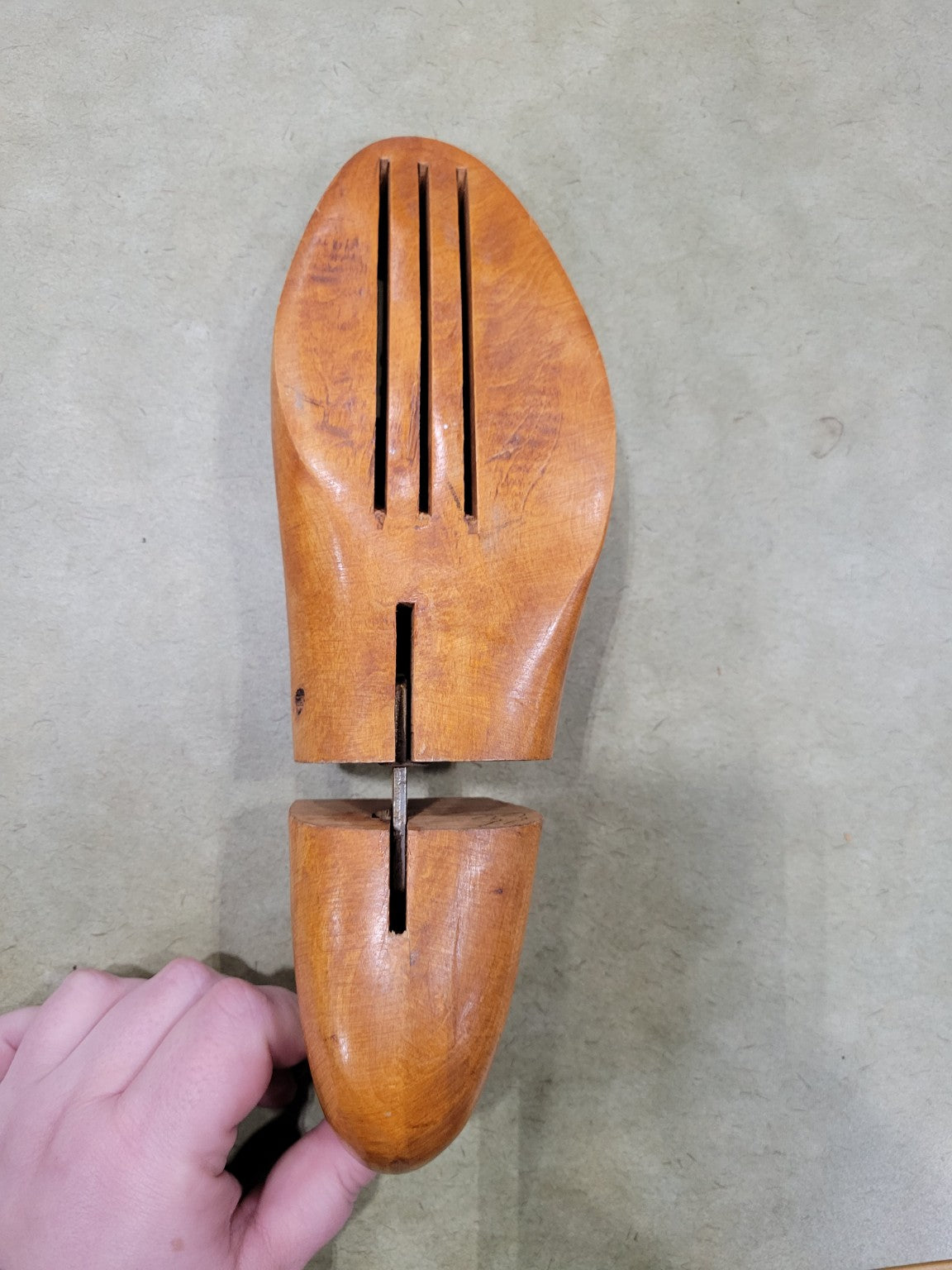 Vintage Wooden Shoe Stretcher - Size 8M