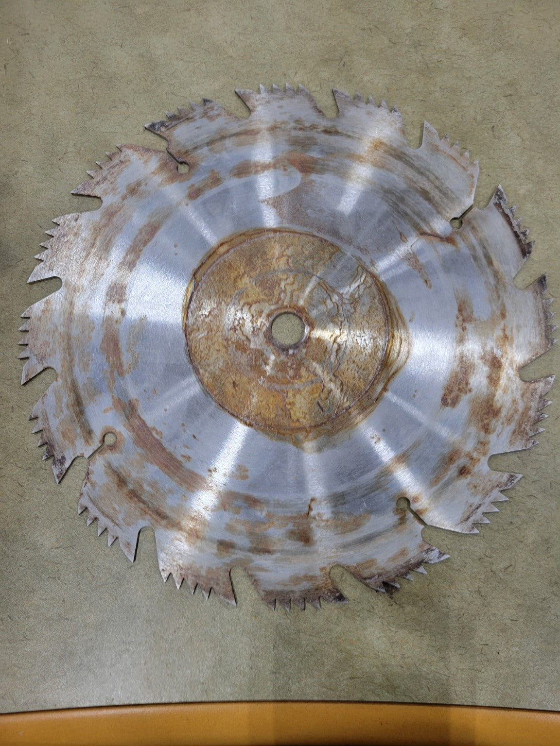 Used 10" Craftsman Hollow Ground Saw Blade – Chrome-Nickel-Molybdenum Steel