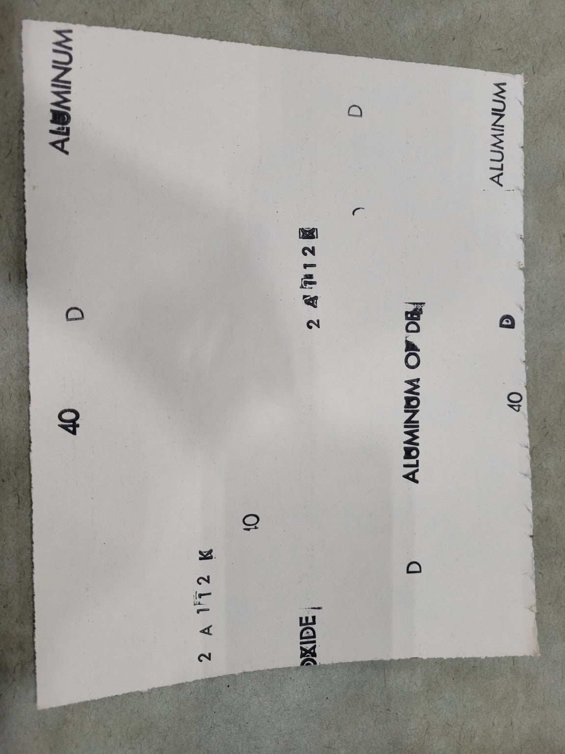 Pack of 15 Aluminum Oxide Sandpaper Sheets – 11" x 9", 40 Grit