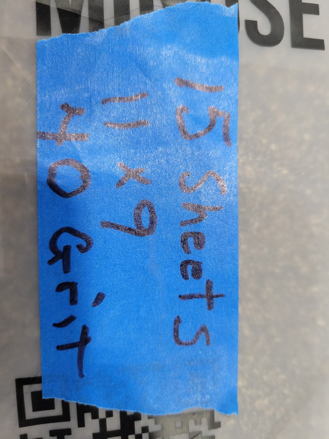 Pack of 15 Aluminum Oxide Sandpaper Sheets – 11" x 9", 40 Grit