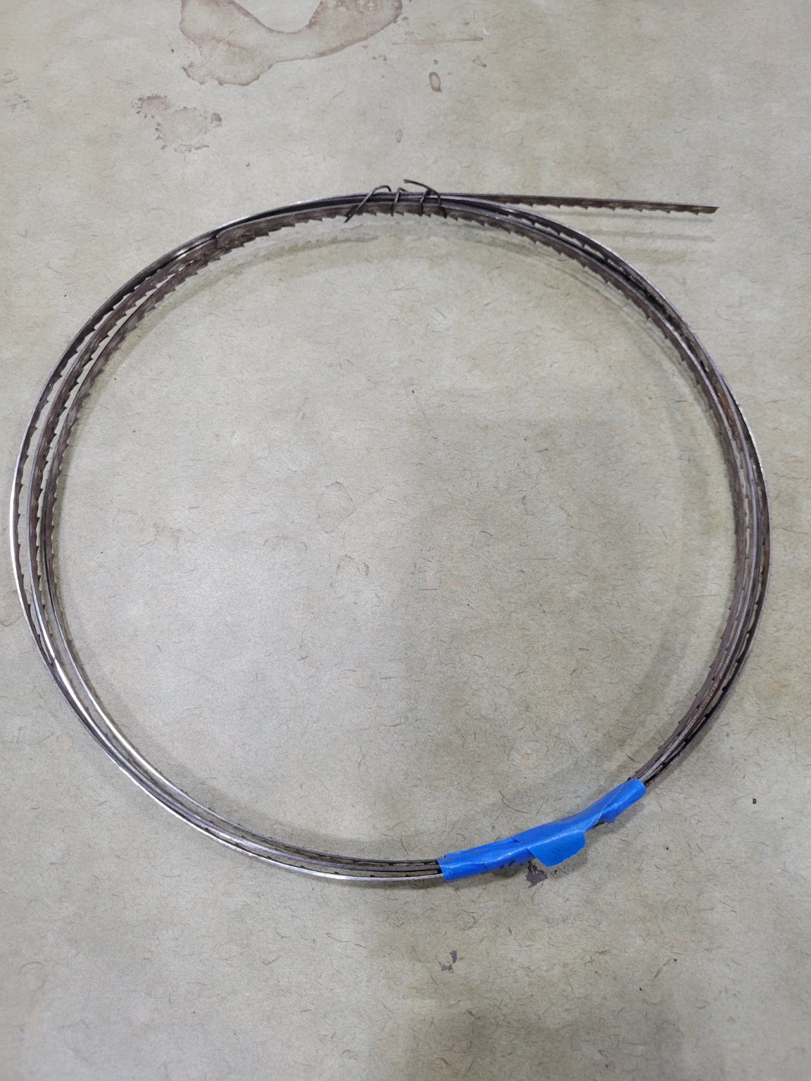 Band Saw Blade Coil – ¼" W x 102" L, Carbon Steel Edge Set