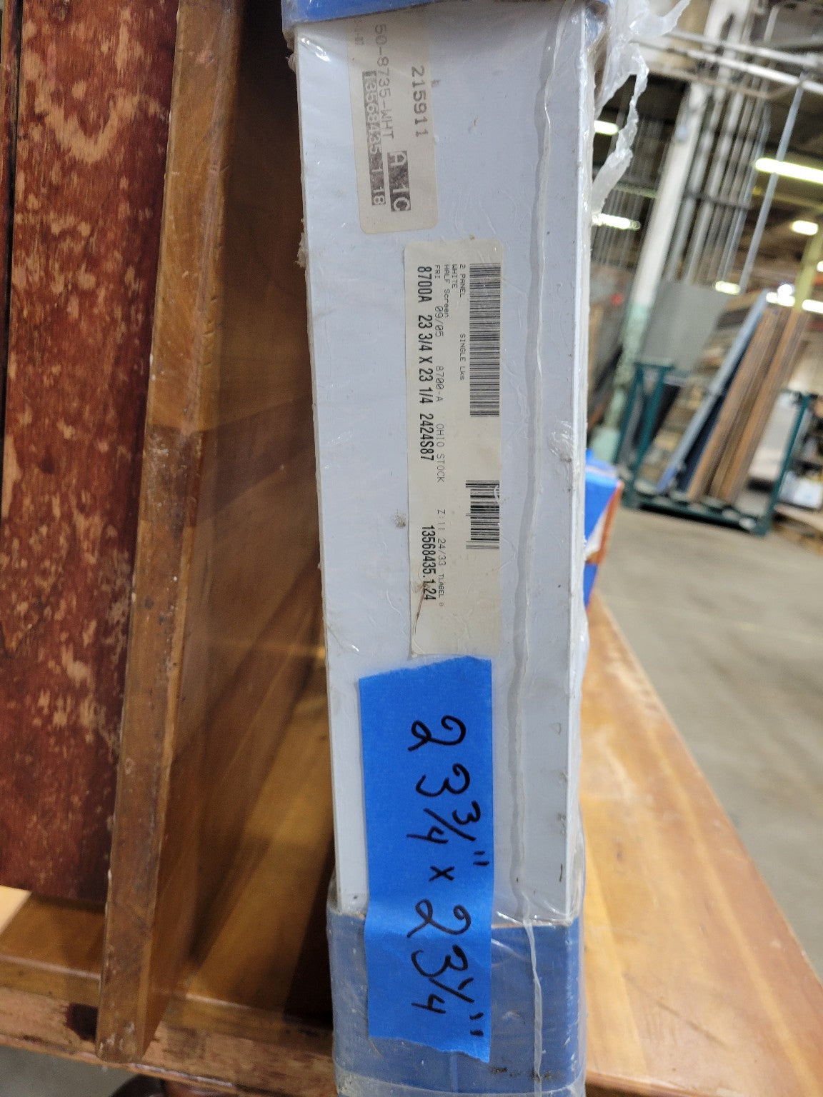 New Construction Vinyl Single Hung Window – 23¾" x 23¾"