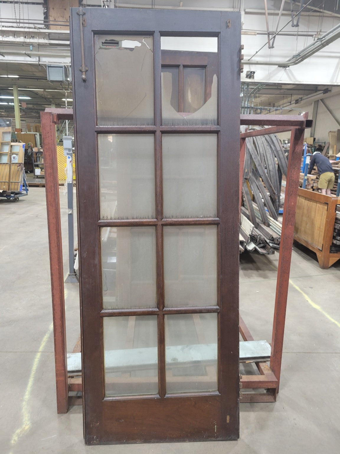 Vintage 10-Lite Door with Astragal – 30" x 79 ½" (E)