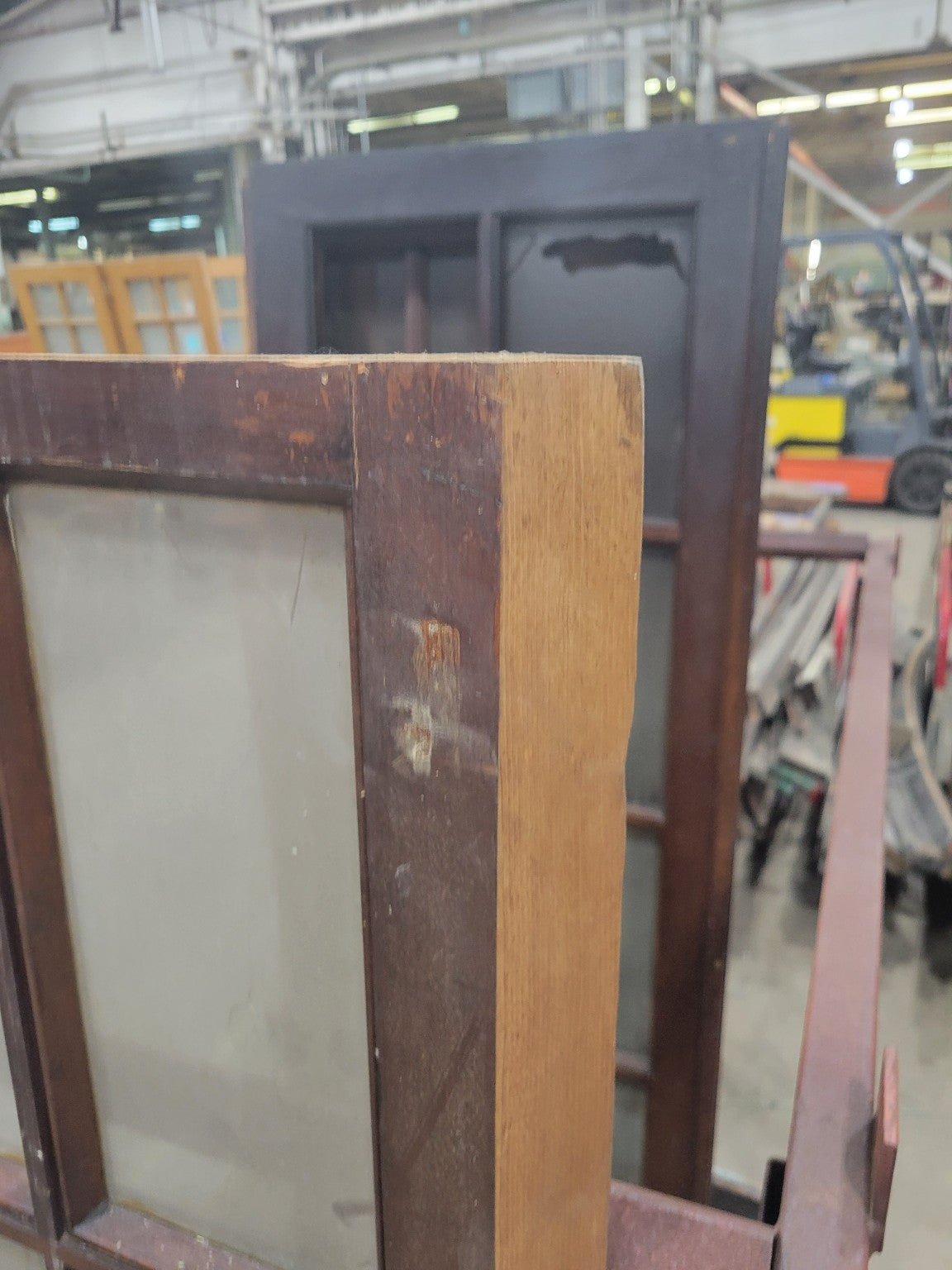 Vintage 15-Lite Wood Swing Door – 31 ¾" x 77" (Q)