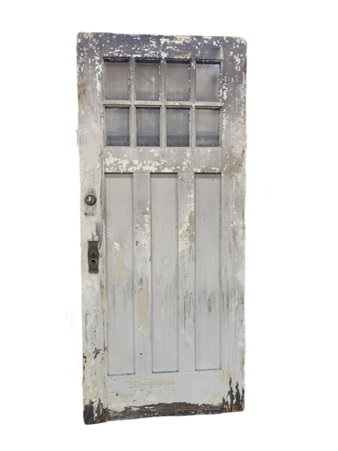 Early 20th-Century 6-Lite Craftsman Entry Door – 36" x 81 ⅝" (KK)