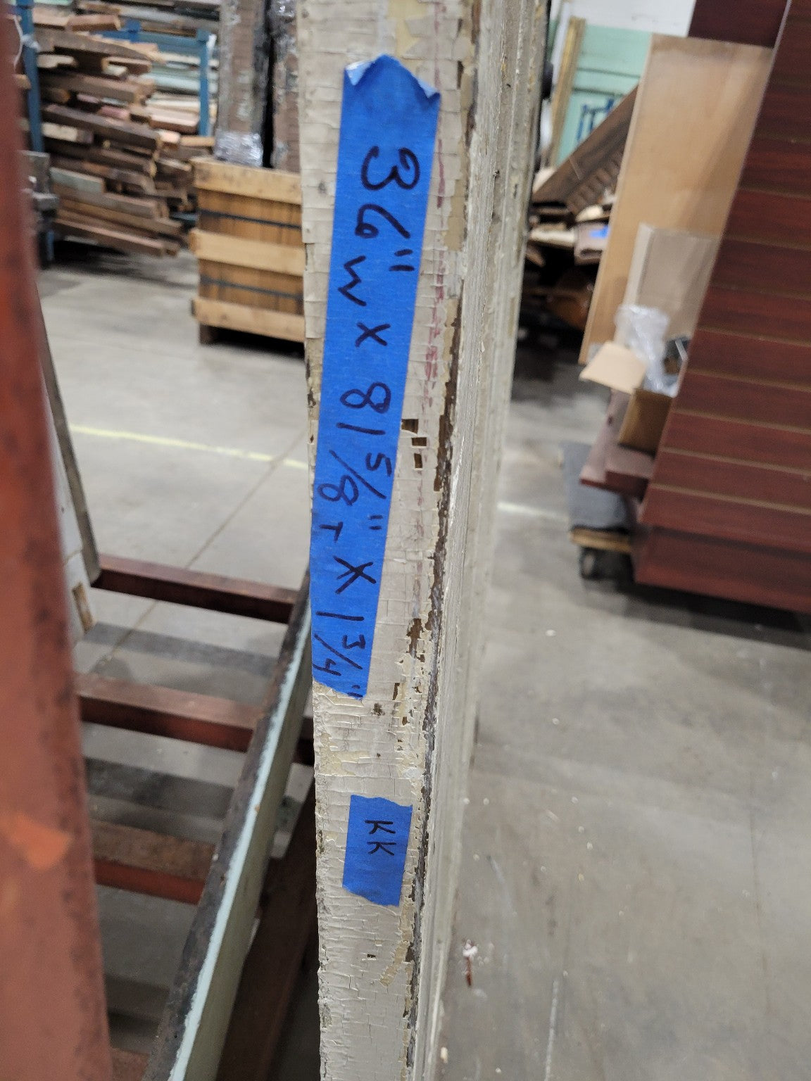 Early 20th-Century 6-Lite Craftsman Entry Door – 36" x 81 ⅝" (KK)