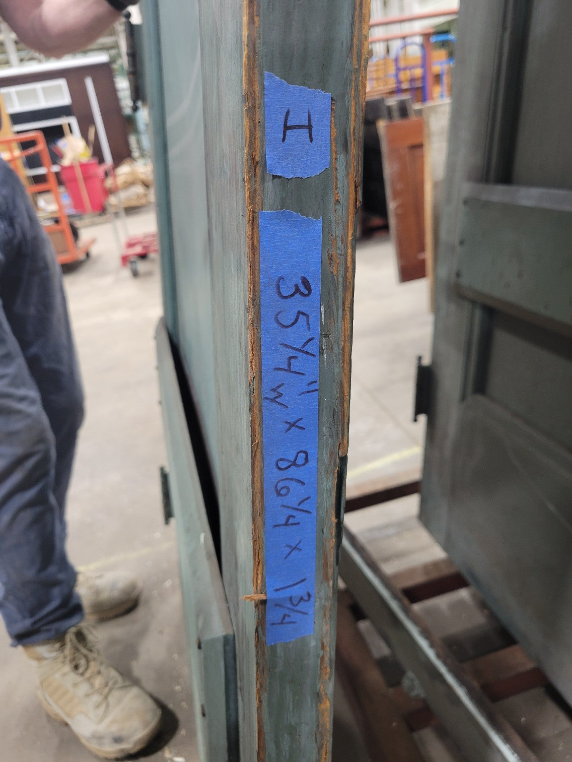 Industrial Painted Utility Door – "IN" Side Only – 35 ¾" x 86 ¼" (I)