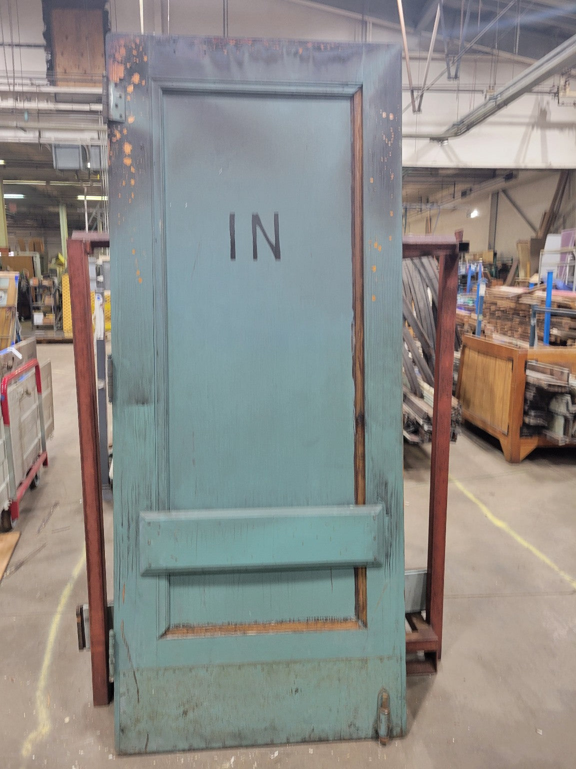 Industrial Painted Utility Door – "IN" Side Only – 35 ¾" x 86 ¼" (I)