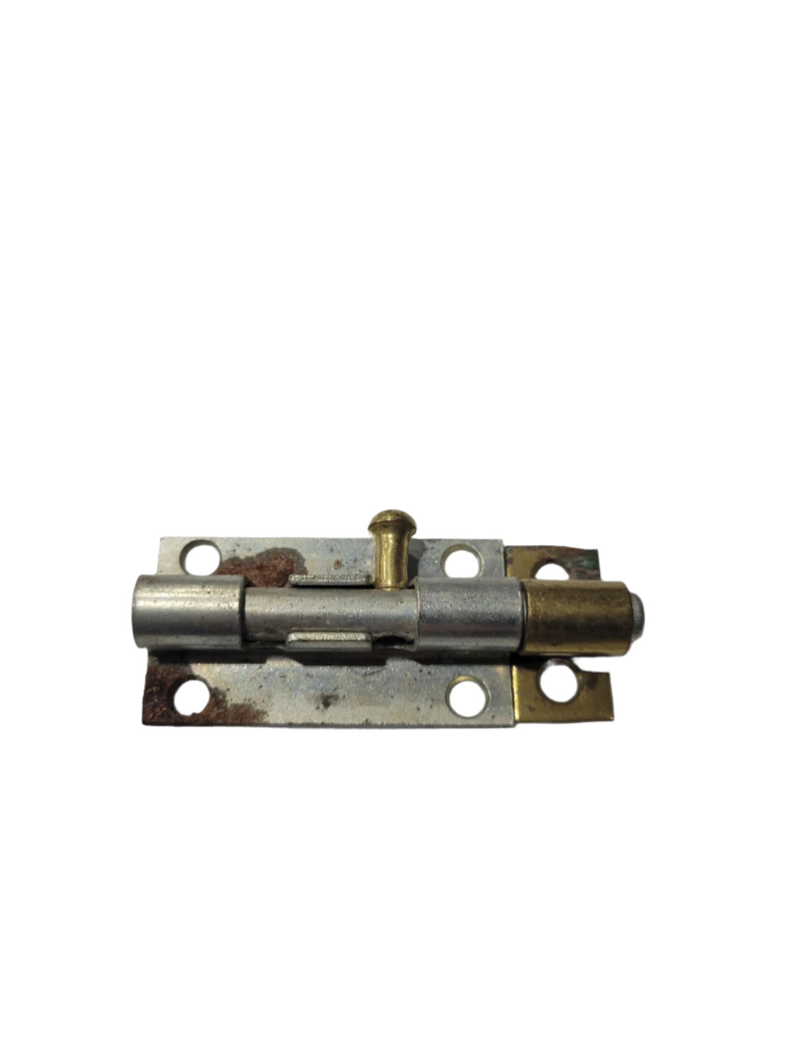 Mixed-Metal Surface Bolt Latch – 2⅞" W x 1⅛" T