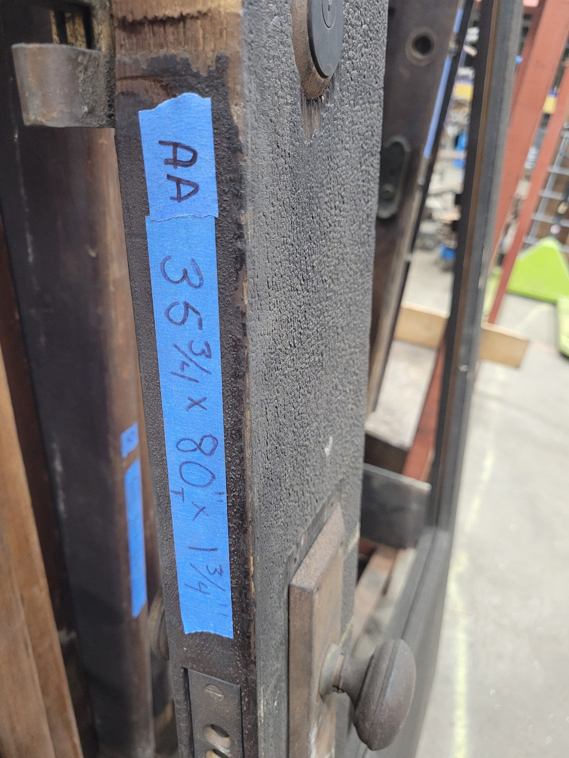 Vintage 15-Lite Wood Swing Door – 31 ¾" x 77" (AA)