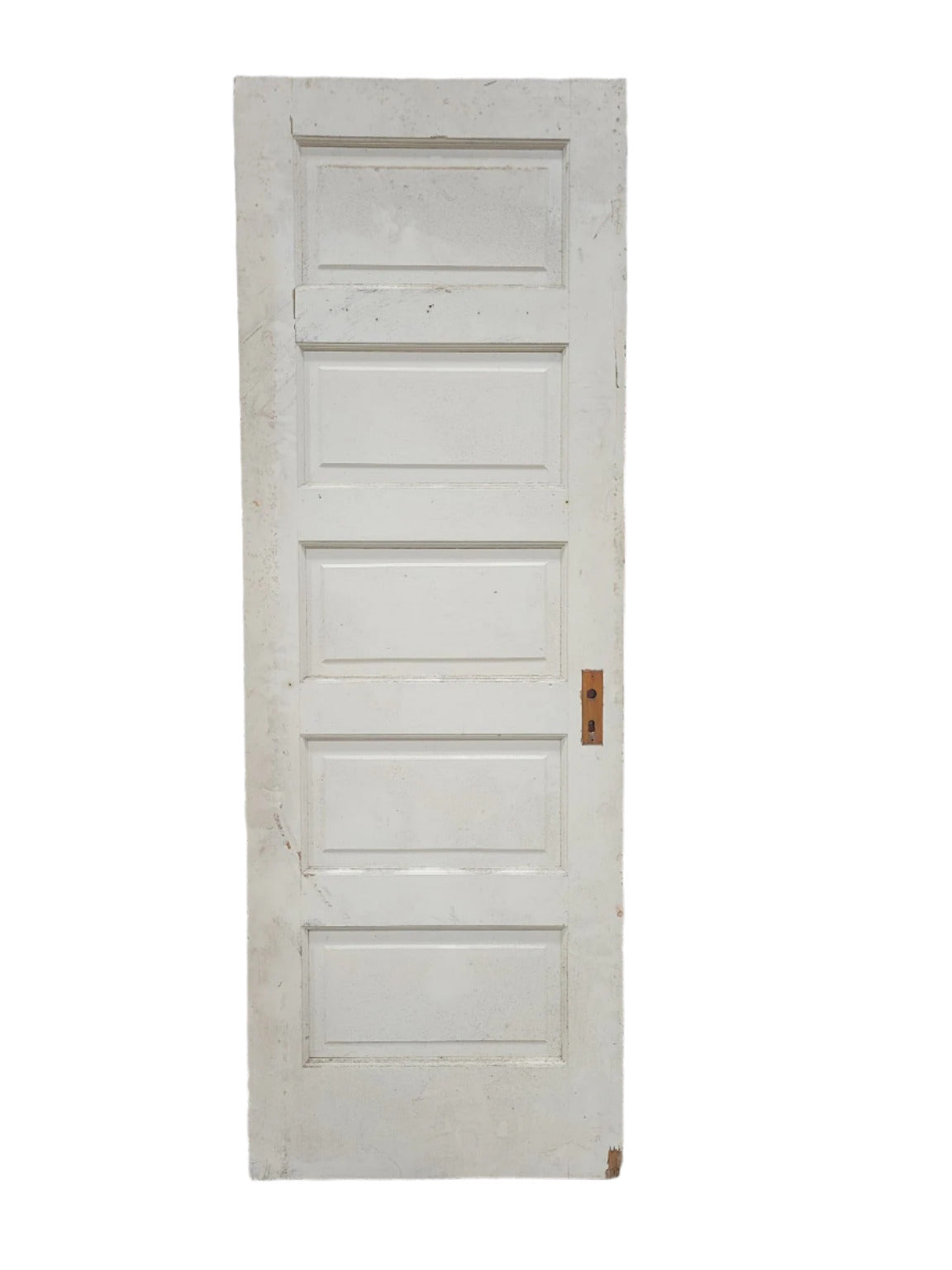 Painted Antique 5-Panel Door – 27 ⅞" x 79 ⅝" x 1 ⅜" (BBB)
