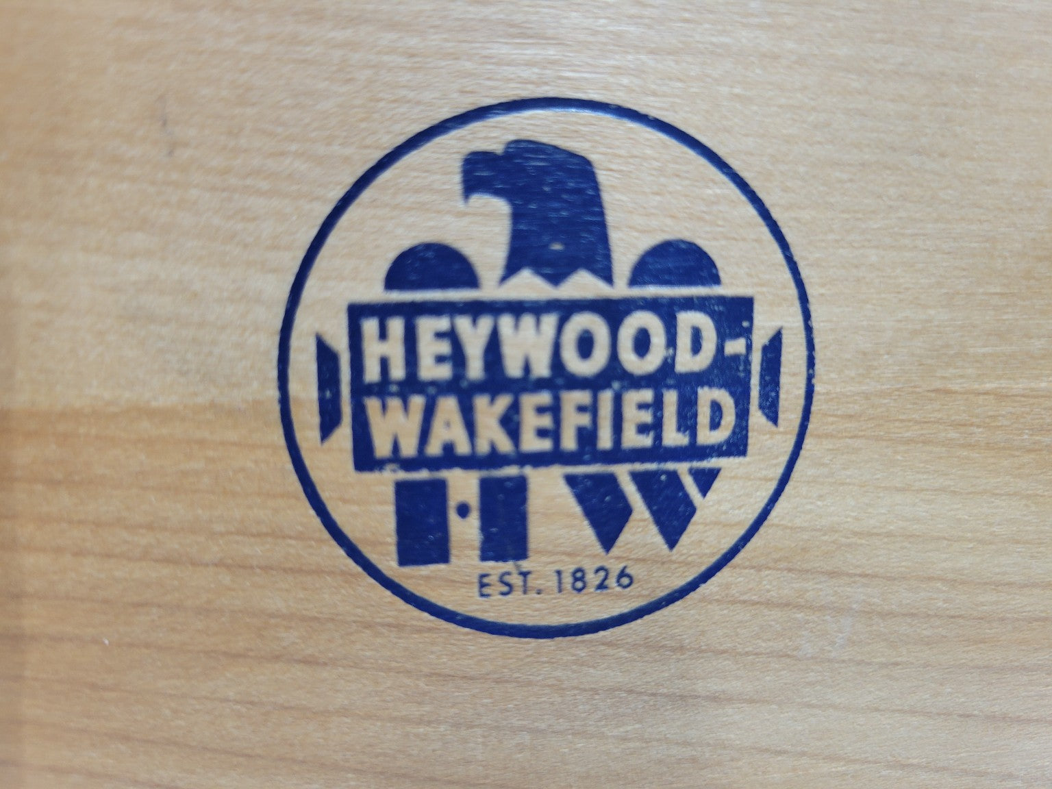Heywood-Wakefield Cinnamon Dining Set with Hutch, Buffet, Drop-Leaf Table & Four Chairs