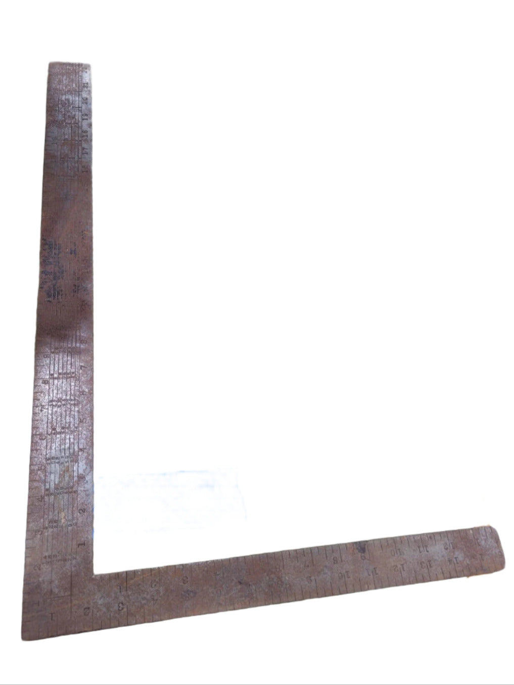 Vintage Steel Framing Square – 24 x 18 Carpenter’s Layout Tool