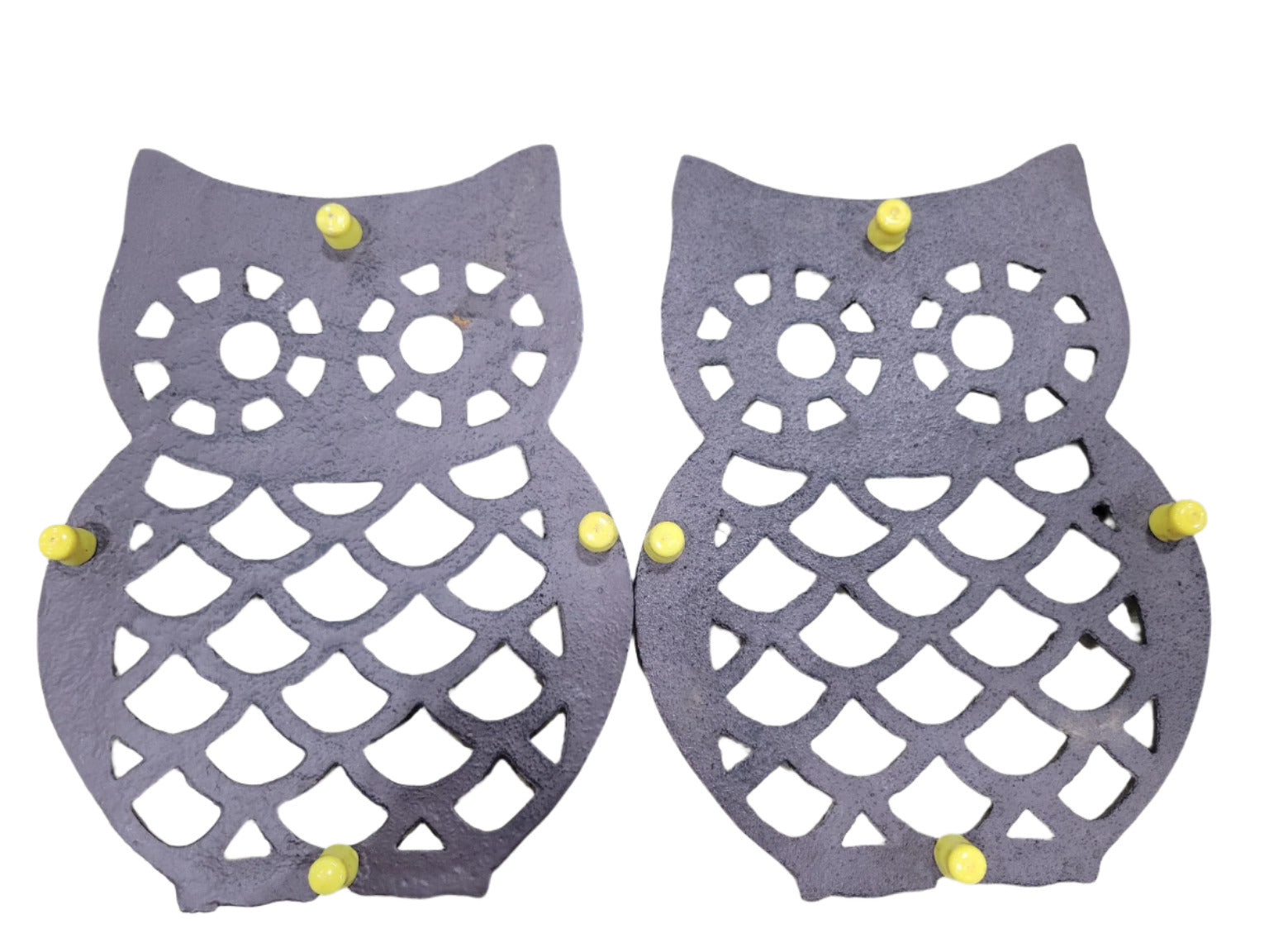 Cast Iron Owl Trivets – Set of 2