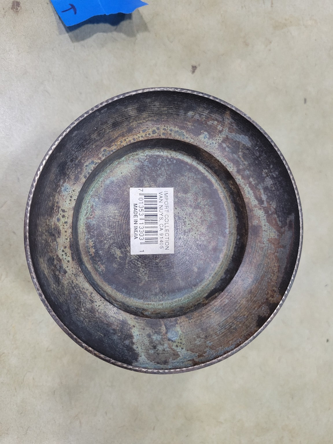 Turned Metal Covered Bowl – Made in India