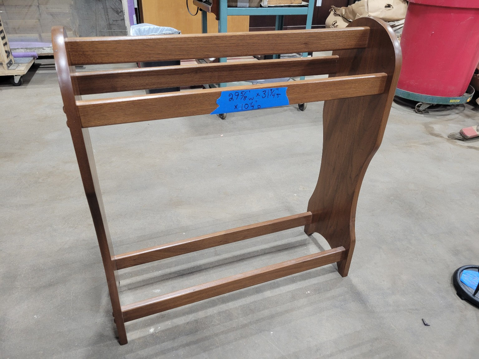 Vintage Solid Wood Quilt Rack