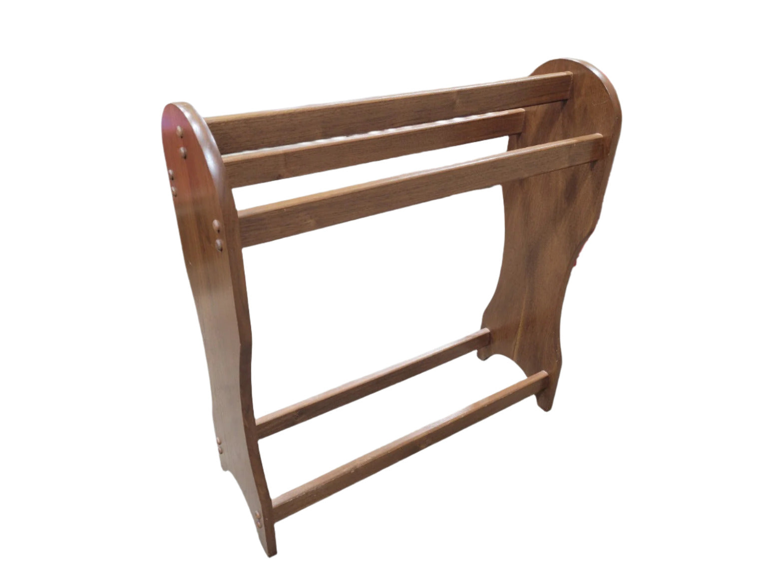 Vintage Solid Wood Quilt Rack