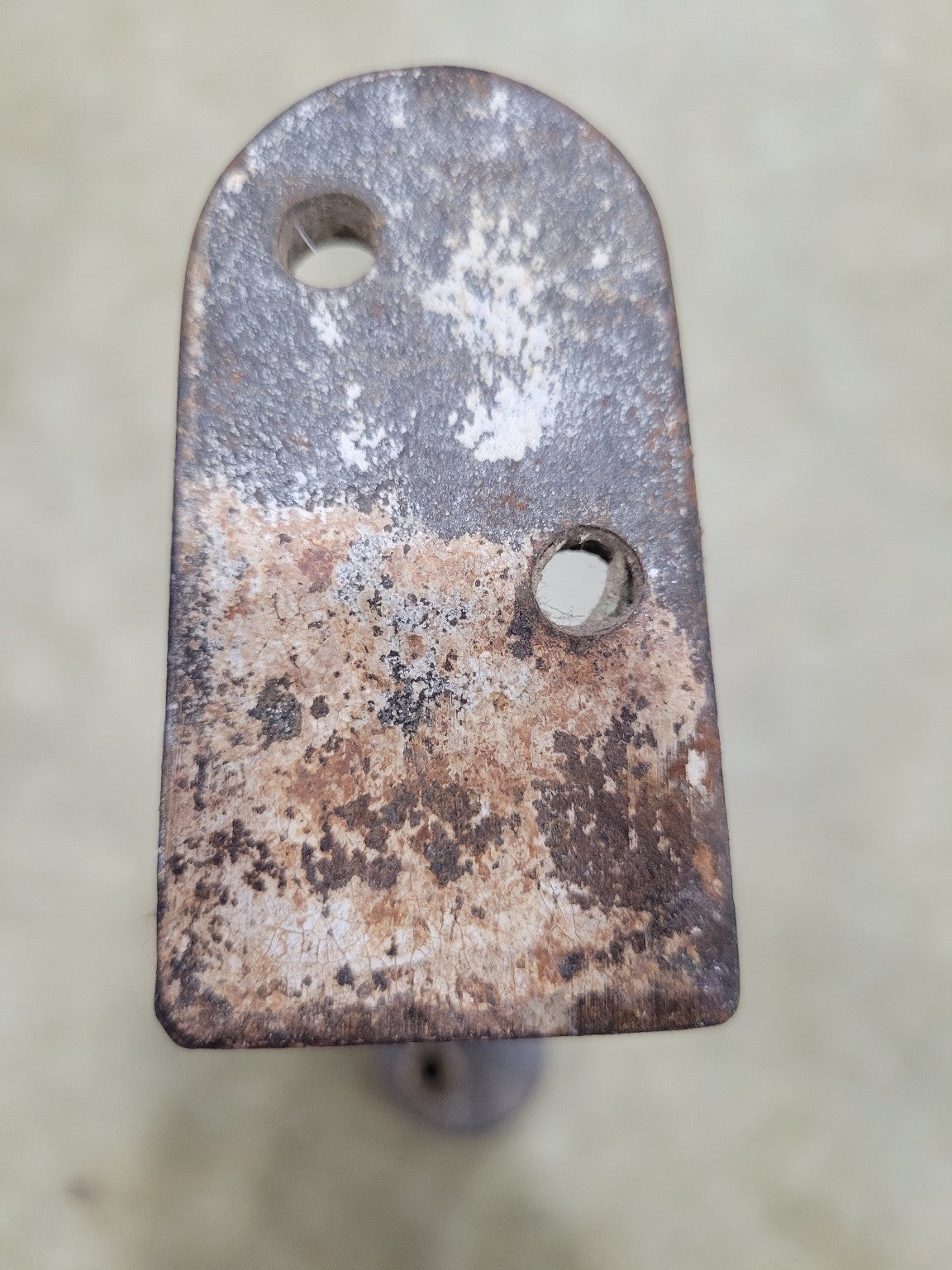 Industrial Steel Gate Hinge Pin Bracket – Salvaged – 5 ⅞ L x 1 ¾ W