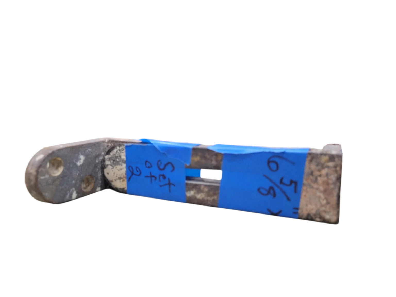 Industrial Steel Gate Hinge Pin Bracket – Salvaged – 5 ⅞ L x 1 ¾ W