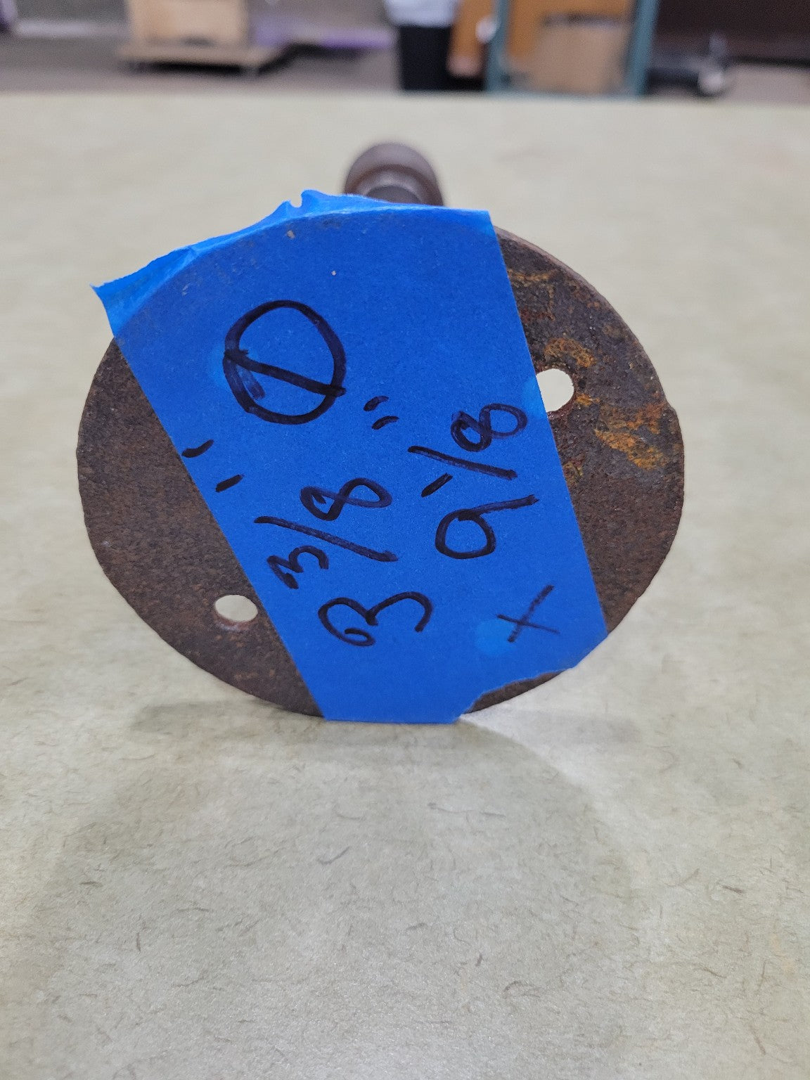 Industrial Pipe Support Riser with Floor Flange – 9 ⅛ T x 3 ⅝ D