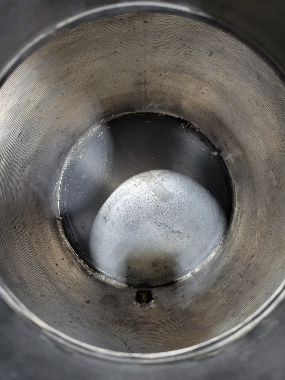 Large Brass Samovar with Lion Head Handles and Spigot