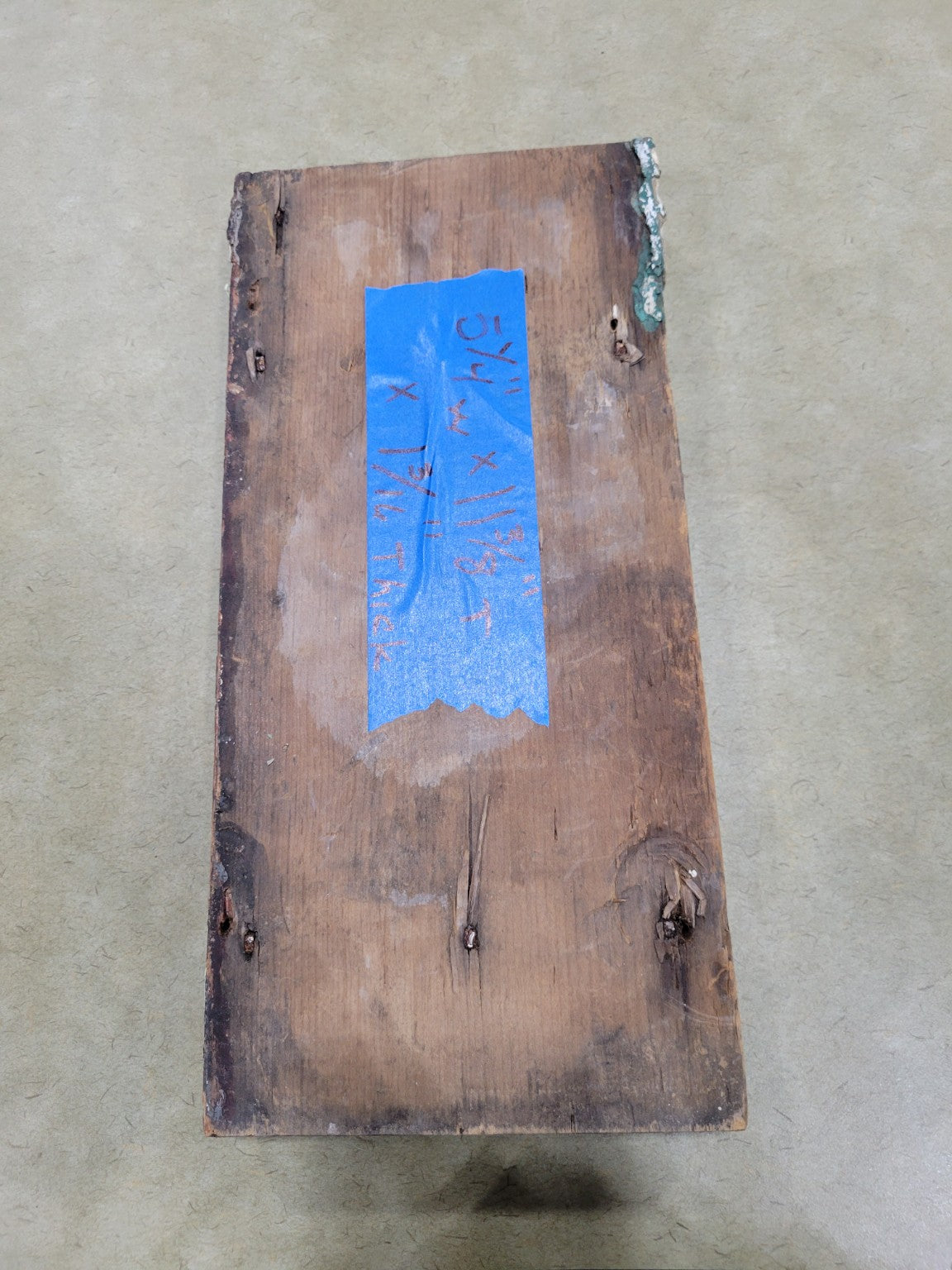 Antique Painted Wood Plinth Block