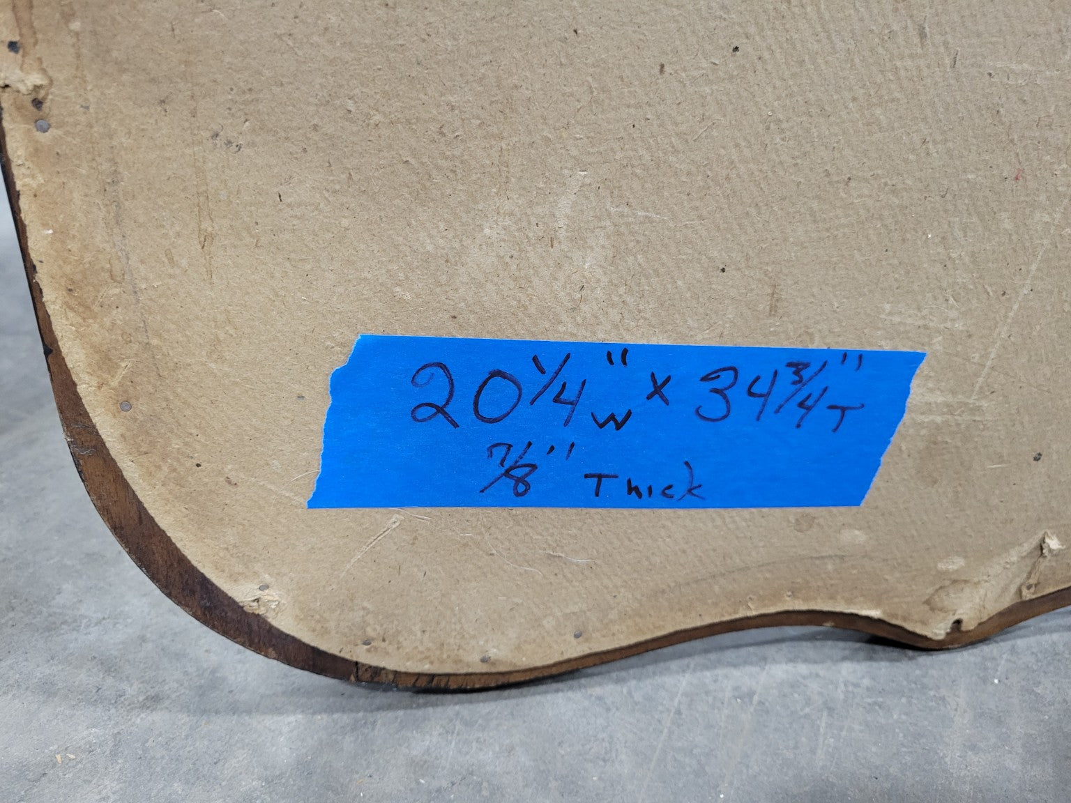 Antique Black Painted Mirror with Carved Crest