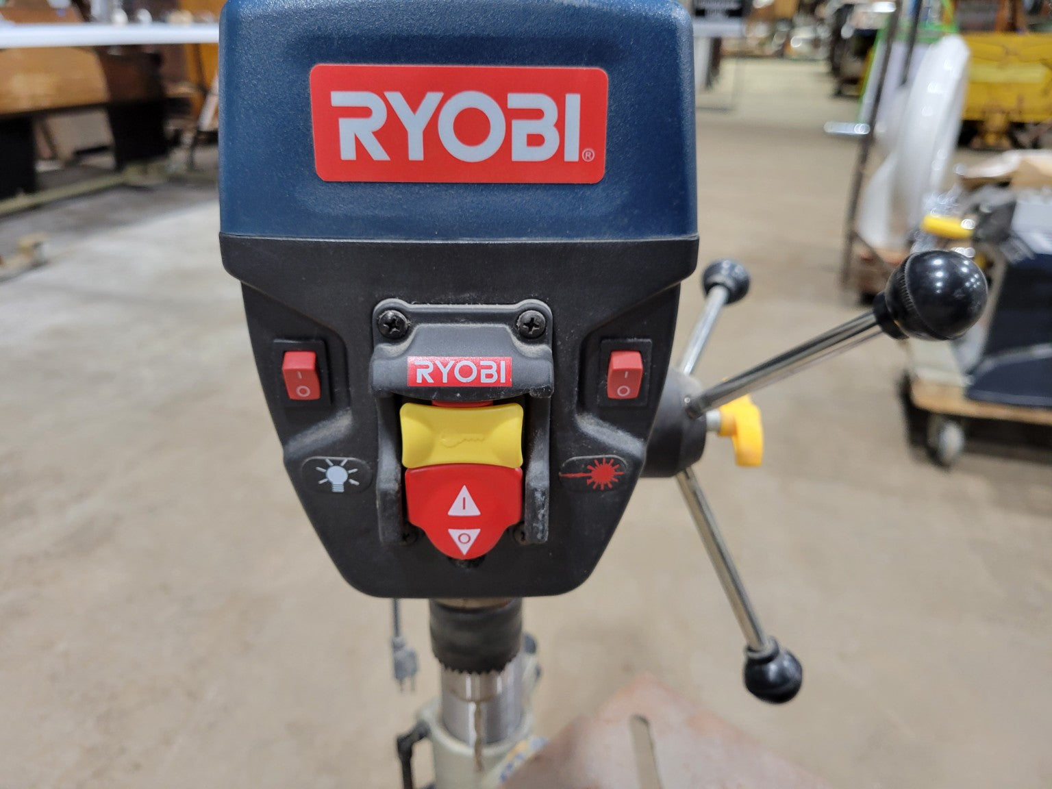 Ryobi 10-Inch Bench-Top Drill Press with Laser Guide