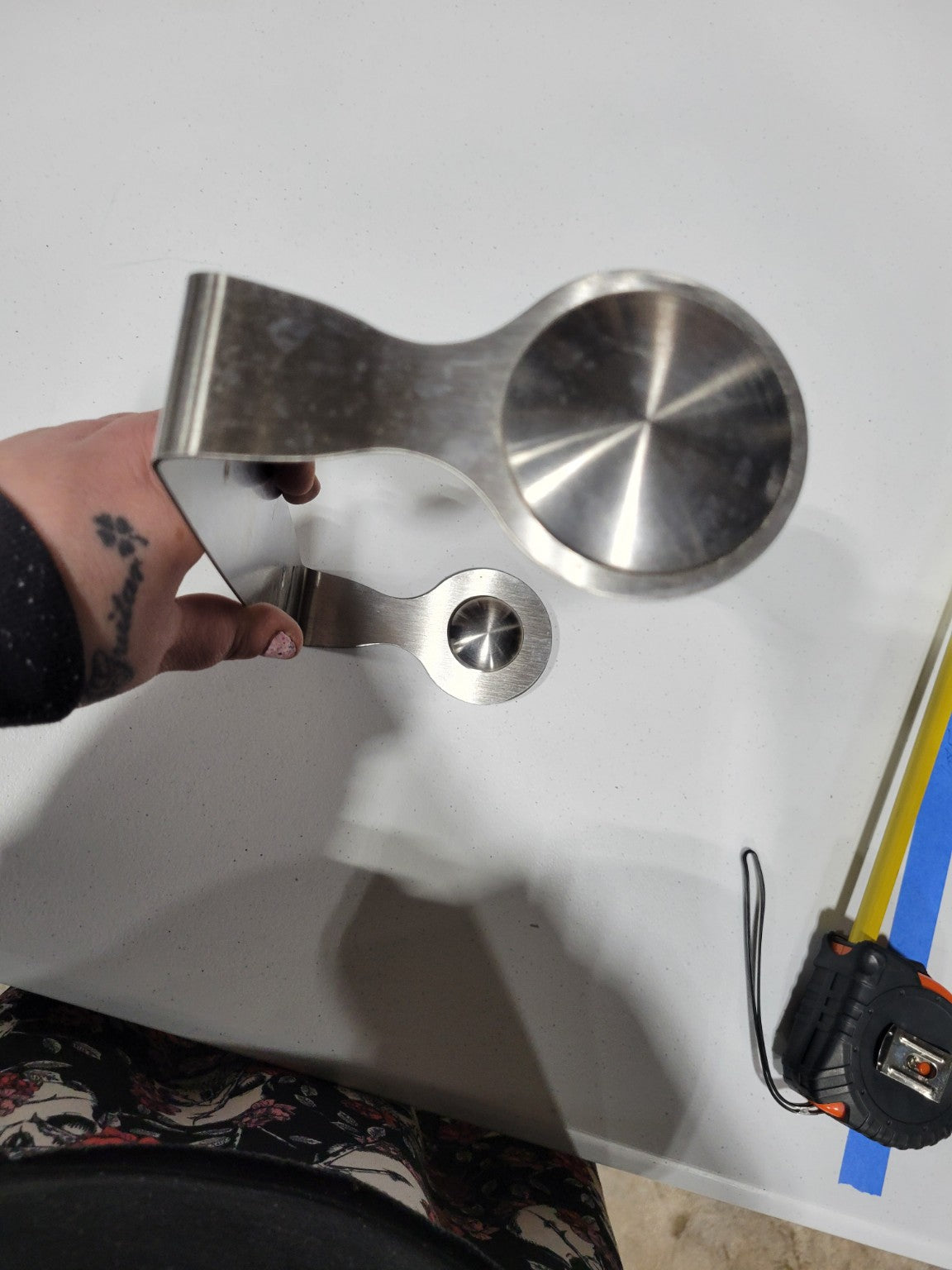 Modern Brushed Stainless Steel Paper Towel Holder – Wall or Under-Cabinet Mount