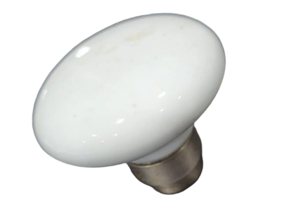 Set of 20 Vintage White Porcelain Door Knobs – 2¼" Diameter