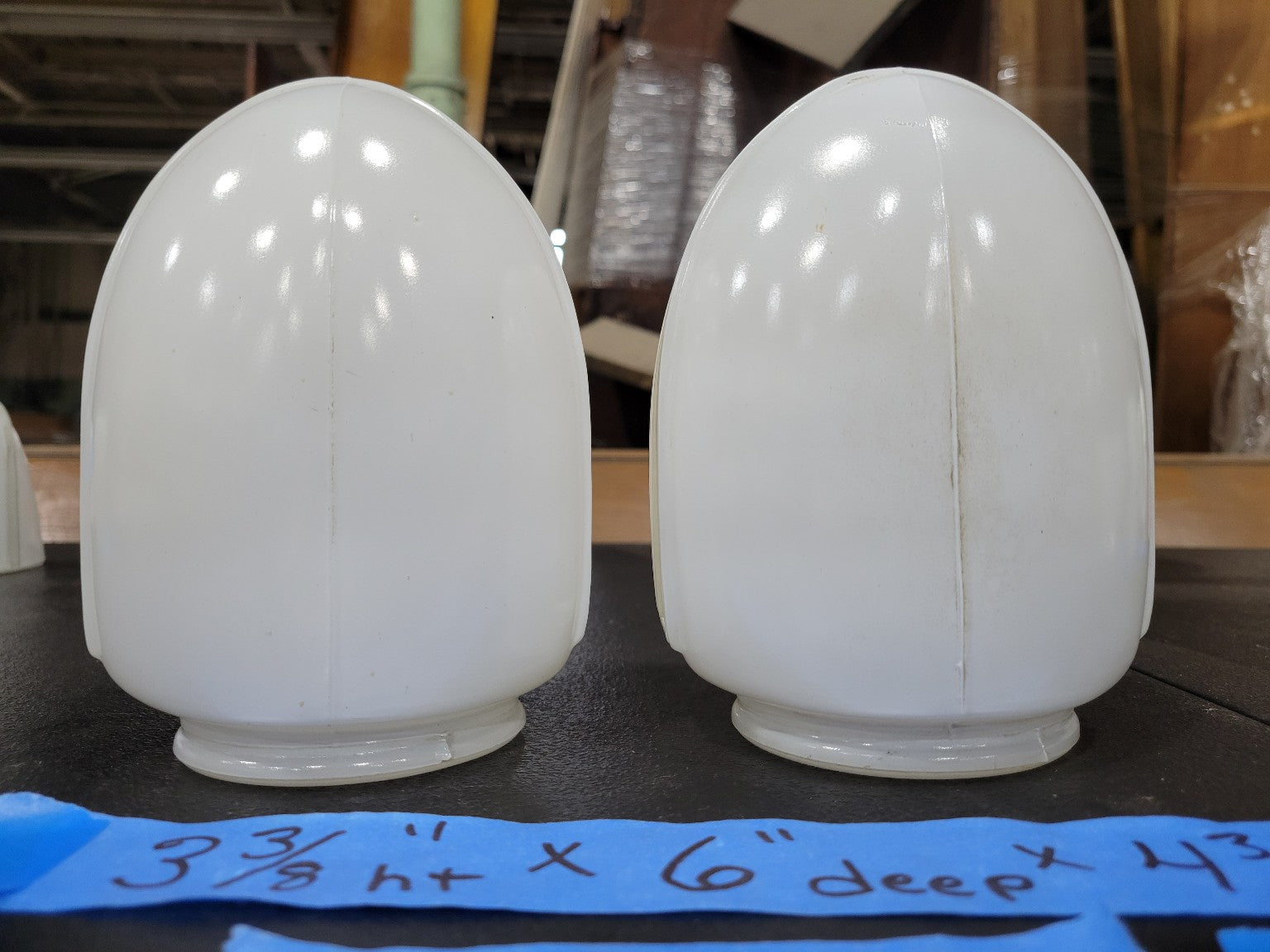 Pair of Art Deco Frosted Glass Sconces – Leaf Motif – Set of 2