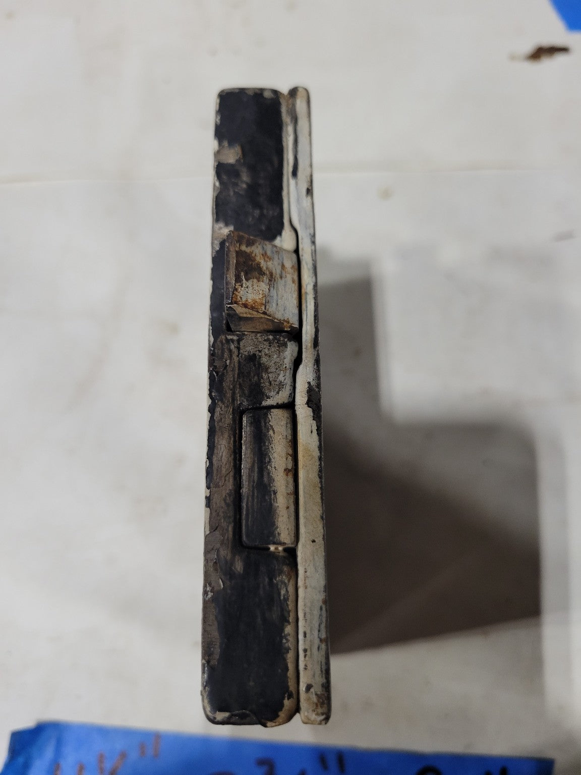 Antique Cast Iron Mortise Lock with 2 ⅜" Backset