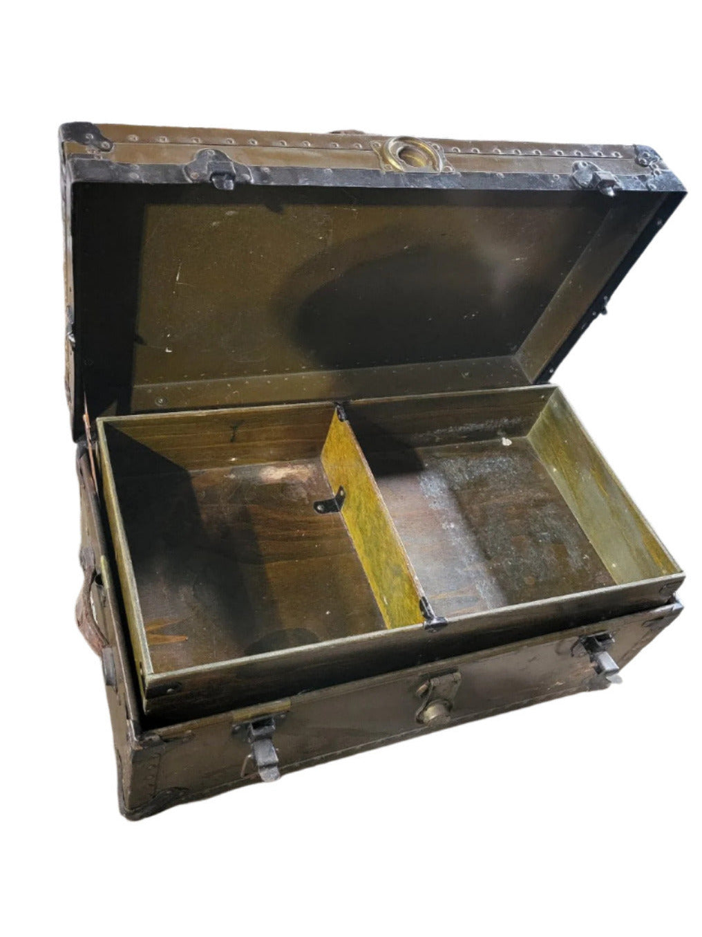 WWII Military Footlocker – Lt. Col. R.S. Jauch, M.C. – Neevel Manufacturing